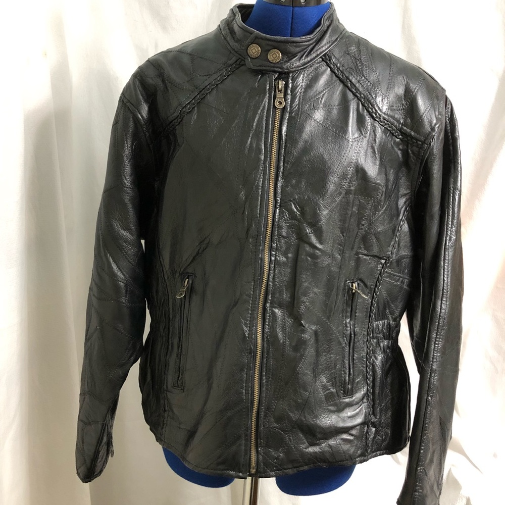 Black Woman’s Motorcycle Jacket